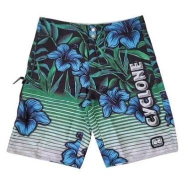 Imagem de Bermuda Cyclone Australia North Flowers Stripes Masculino Adulto Ref. 02012199-Masculino
