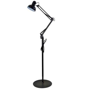 Imagem de Luminaria Abajur Chao Articulada E27 Metal Iluminaçao Luz Mesa Sofa Quarto Sala Estar Trabalho Escritorio Estudos Leitura Home Office