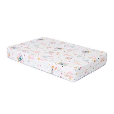 Imagem de Trocador de Fraldas para Bebê Modelo Plus, Impermeável, PVC, 40x60cm,Antifúngico, para Cômoda, 0+ Meses (Rosa Princess)