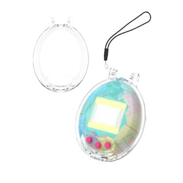 Imagem de for Tamagotchi Original Case Cover,WUNIAK Design Kid Friendly PC Protective Portable Scratch Shock Resistant Shell with Lanyard for Tamagotchi,Transparent