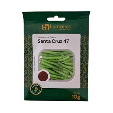 Imagem de Sementes de Quiabo Santa Cruz 10g Horticeres  Cultivo Profissional e C