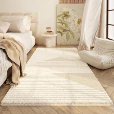 Imagem de Tapetes para quarto, grossos, decoração de sala de estar, macios, fofos, de pelúcia, para cabeceira, laváveis, para casa (200x300 cm/A)