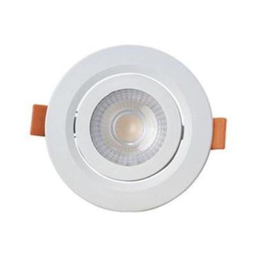 Imagem de Spot Led Slim Embutir Redondo Blumenau 6w 3000k Luz Branco Quente