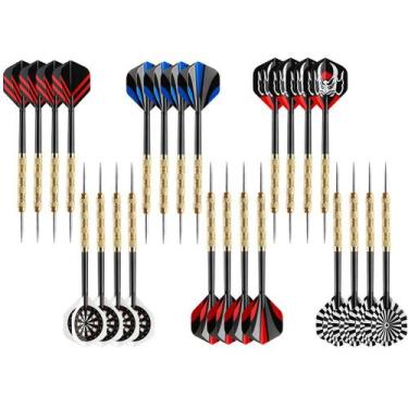 Imagem de Conjunto de pontas de metal Darts Acmor, 24 peças para dardos - Accmor