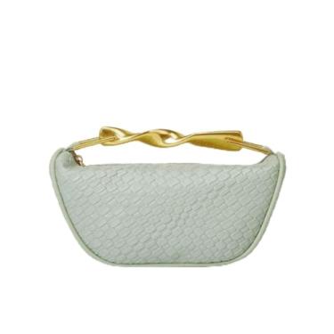 Imagem de Mini bolsa elegante com alça metálica, adequada para compras, passeios e deslocamentos diários