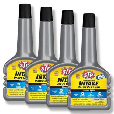 Imagem de Aditivo Limpeza de Valvula INTAKE VALVE CLEANER 200ML STP 4 unidades
