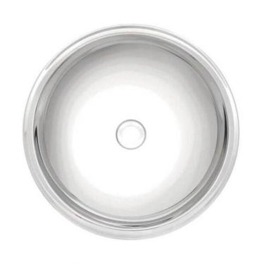 Imagem de Cuba Para Lavabo Redonda Tramontina Em Aço Inox Alto Brilho 30cm