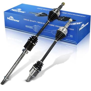 Imagem de MAXFAVOR Conjunto de par dianteiro de conjunto de eixo de junta de eixo CV com 2 peças de substituição premium para Nissan Sentra Base S SL SR Sedan Auto CVT Trans 2.0L l4 2007 2008 2009 2010 2011