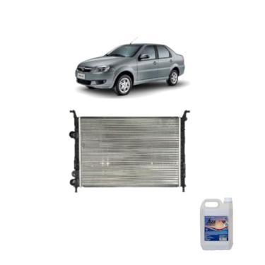 Imagem de Kit Radiador Palio Strada Siena 00> Idea 06> 1.5 + Água Desmineralizada 5L