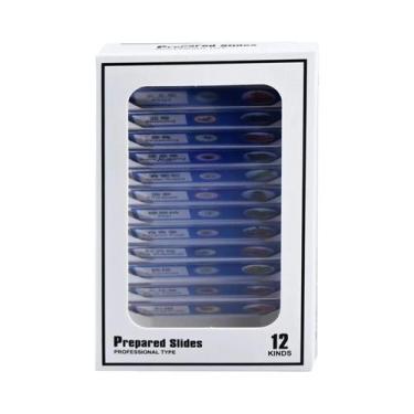 Imagem de Lâminas De Microscópio Para Crianças Com Amostras, 12 Peças, Brinquedo