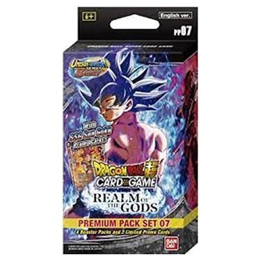 Imagem de 2022 Dragon Ball Super Unison Warrior Series 7 Realm of The Gods: Premium Pack Set [PP07] - 4 Booster Packs