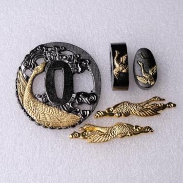 Imagem de Espada japonesa Samurai Koshira – TSUBA FUCHI KASHIRA MENUKI 19-48, DTZH24, 3.14in-3.54in,2.75in-3.14in