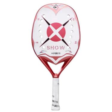 Imagem de Raquete de Beach Tennis Heroes Show Carbono 3 k Sophia Show-Unissex
