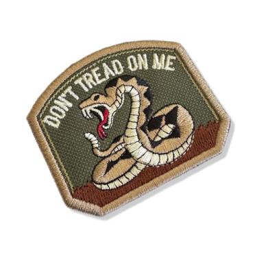 Imagem de M0149-003 Don’t Tread On Me Patch Bordado 7x6cm (A) Termo adesivo ou costura)
