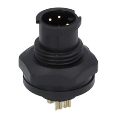 Imagem de YWBL-WH Conector Industrial de 4 Pinos, Bloqueio de Encaixe de Tomada Rápida, IP67, para Iluminação LED Externa, Máquinas de Embalagem