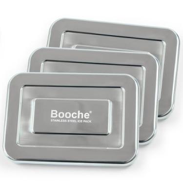 Imagem de Recipiente de armazenamento de gelo e alimentos de aço inoxidável, congelador de longa duração, seguro para alimentos, bolsa fria reutilizável para lancheiras, piqueniques, acampamento, pesca (3)