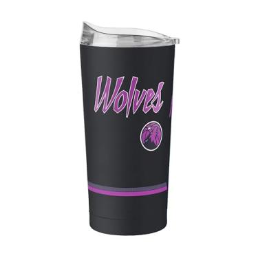 Imagem de FANMATS Copo de aço inoxidável NBA Minnesota Timberwolves City Edition 590 ml – Acabamento em pó de parede dupla isolado e durável - Design City Edition, mantém as bebidas quentes e frias por horas