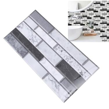 Imagem de Papel de parede de cozinha Backsplash autoadesivo, óleo autoadesivo, 15 x 30 cm, vem em pacote com 6, para decoração de casa (FG53)