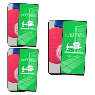 Imagem de Película Protetora de Tela Cerâmica para Samsung Galaxy A52S, 3 Unidades, Anti-riscos, Cobertura Total