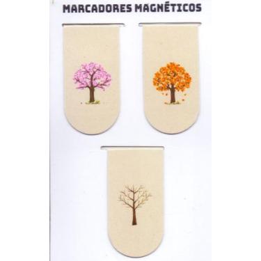 Imagem de Livro Marcador - Árvores - CATAVENTO, Sortido