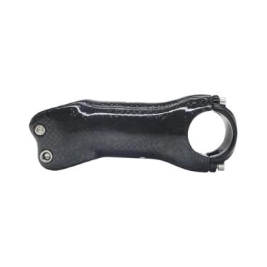 Imagem de Mesa de bicicleta em fibra de carbono 3K brilhante/fosca para MTB e bicicleta de estrada, com inclinação de 6°/17° e diâmetro de 70-120 mm.(Glossy 17d 80mm)