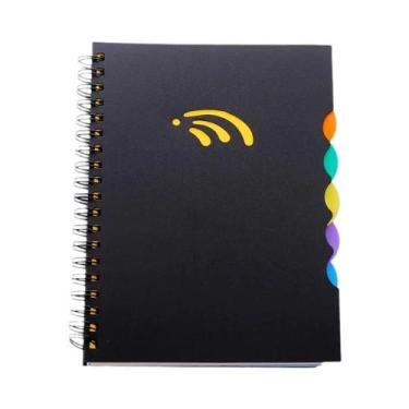 Imagem de Caderno Espiral Colorido A4 A5 A6 B5 145 Folhas Papel Com Linhas Horiz