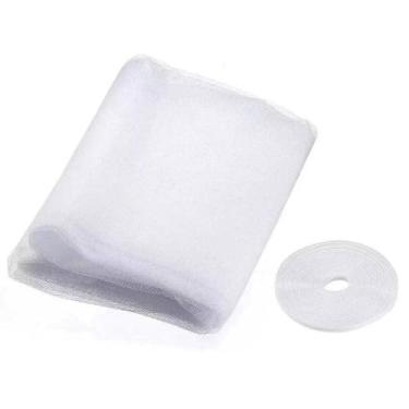 Imagem de 3 Unidades Tela Mosquiteiro Anti Mosquito 1,3×1,5m Poliester Top Util Protege Janela