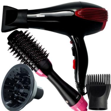 Imagem de Secador De Cabelos Excela 2000w Profissional Íons Ar Quente Frio Com B