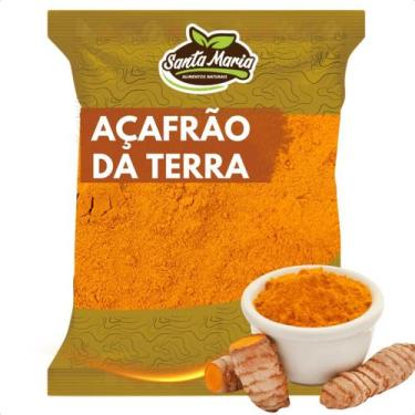 Imagem de Açafrao (Cúrcuma) Pó 100% pura Curcumina 2% 1kg - Santa Maria Alimento