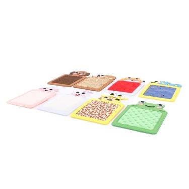 Imagem de Dioche Tapetes Sensoriais Painel de Parede Tátil Ladrilhos Piso 8 Peças Brinquedo Atividade Sensorial Interativo Texturizado Sortido para Crianças Brincadeiras Internas Ao Ar Livre