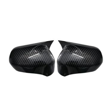 Imagem de Compatível Com Honda CIVIC 8th 2005-2010 Tampa Do Espelho Retrovisor Do Carro Tampa Da Asa Exterior Adesivo Vista Traseira Caso Guarnição Fibra De Carbono Preto(Carbon Fiber Pattern)