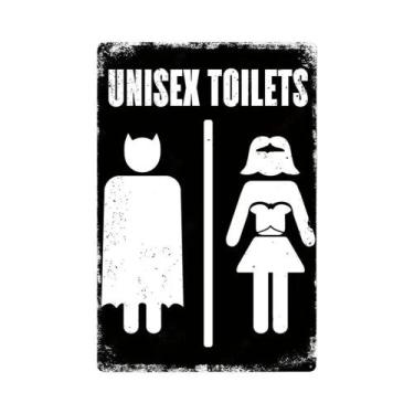 Imagem de Placa De Metal Vintage Para Banheiro, Arte De Parede Para Decoração De