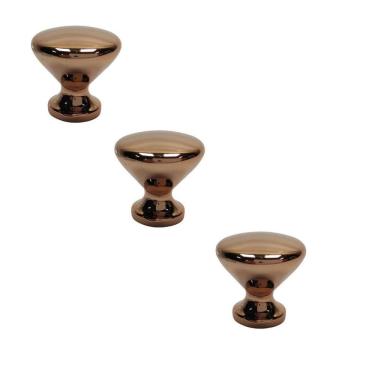 Imagem de Kit 3 Puxador Cup Ponto Zen Rose - Zp5238.L00