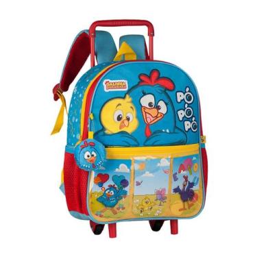 Imagem de Mochila de Rodinhas Galinha Pintadinha Creche Infantil 9 Litros Ref. G