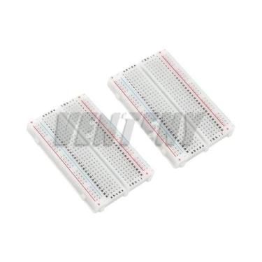 Imagem de Placa De Teste Universal Mini Protoboard Sem Solda Com 400 Pontos De C