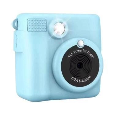 Imagem de Câmera Instantânea Portátil Para Crianças Com Vídeo HD 1080P, 3 Rolos 