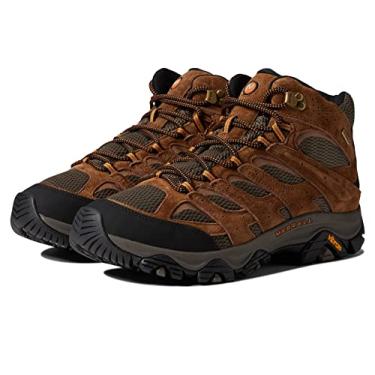 Imagem de Merrell Bota de caminhada masculina Moab 3 Mid impermeável, Terra, 8.5