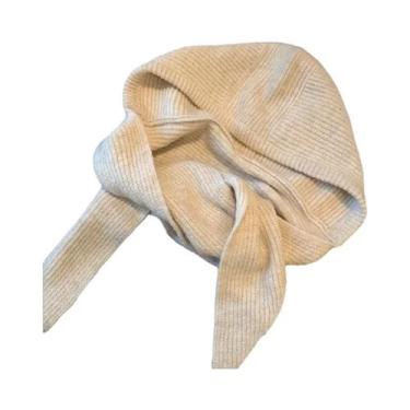 Imagem de Gorro Balaclava Feminino Quente E Grosso Com Cachecol Integrado - Aces