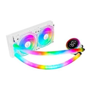 Imagem de Water Cooler Rise Mode Aura Ice, ARGB, 240mm, AMD/Intel, - RM-WAI-02-ARGB-Unissex