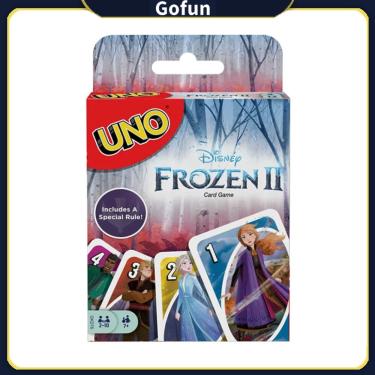 Imagem de Jogo de cartas UNO Disney Frozen II para festa familiar de mais de 7 anos