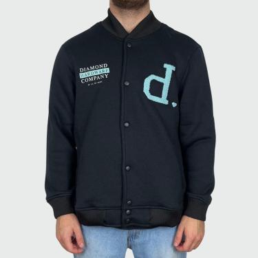 Imagem de Jaqueta Diamond Un Polo Hardware Varsity Preto-Masculino