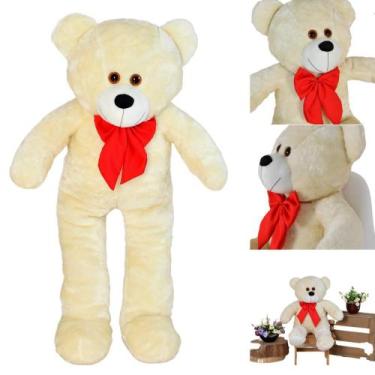Imagem de Bicho de Pelucia Macio Urso Teddy 90 Cm Grande Para Brincar - RG Shops