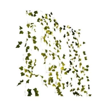 Imagem de Luzes De Cordão Em Forma De Folha Verde 5 10M, Luzes De Fada De Hera A