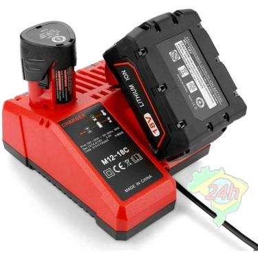 Imagem de M12-18c Carregador De Bateria Li-ion Milwaukee 12v 14.4 18v