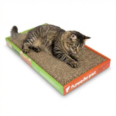 Imagem de Brinquedo Arranhador Para Gatos Interativo Papelão Ondulado Anti-estre