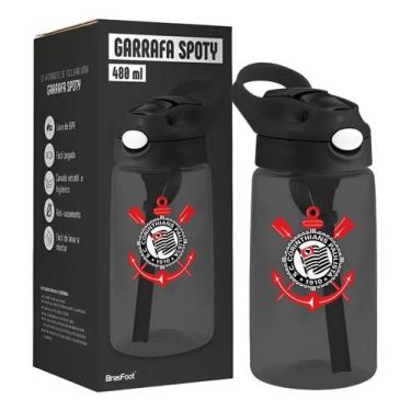Imagem de Garrafa spoty 480ml corinthians - BRASFOOT