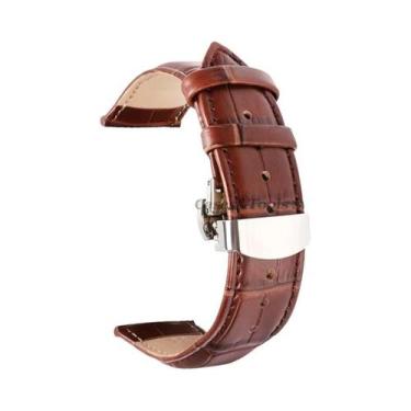 Imagem de Pulseira De Couro Com Padrão De Crocodilo Para Relógios Seiko Omega DW