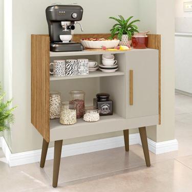 Imagem de Buffet Mesinha Coffee Com Porta Phill Cinamomo/Off-White