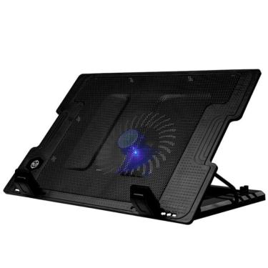 Imagem de Suporte Para Notebook TGT Avia 1 Fan Led Azul USB Preto - TGT-AVIA-BK01