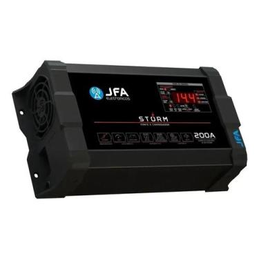 Imagem de Fonte Automotiva JFA Storm Plus 200A Bivolt 12V-15V Com Volt, Bivolt